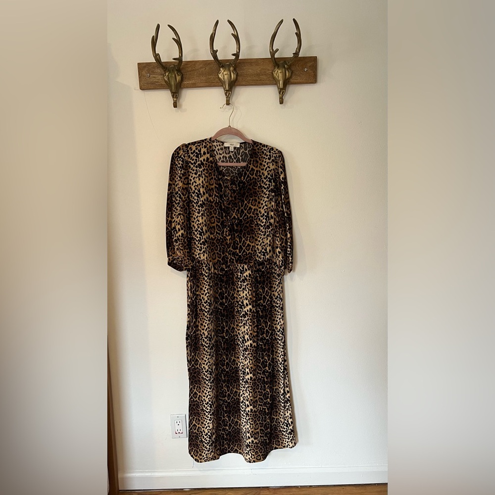Marks & Spencer leopard print maxi dress! Great condition!
